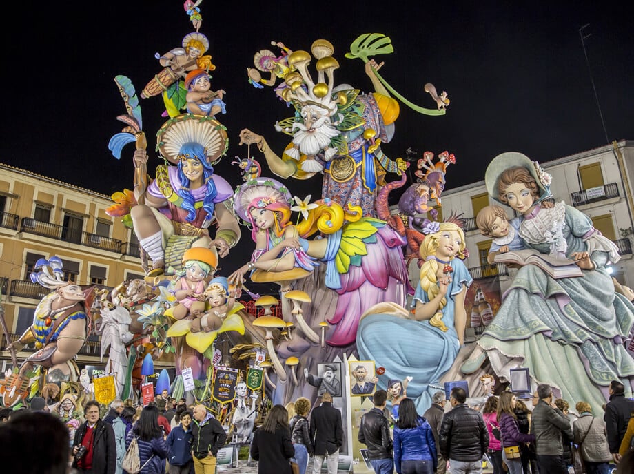 Falla en Valencia